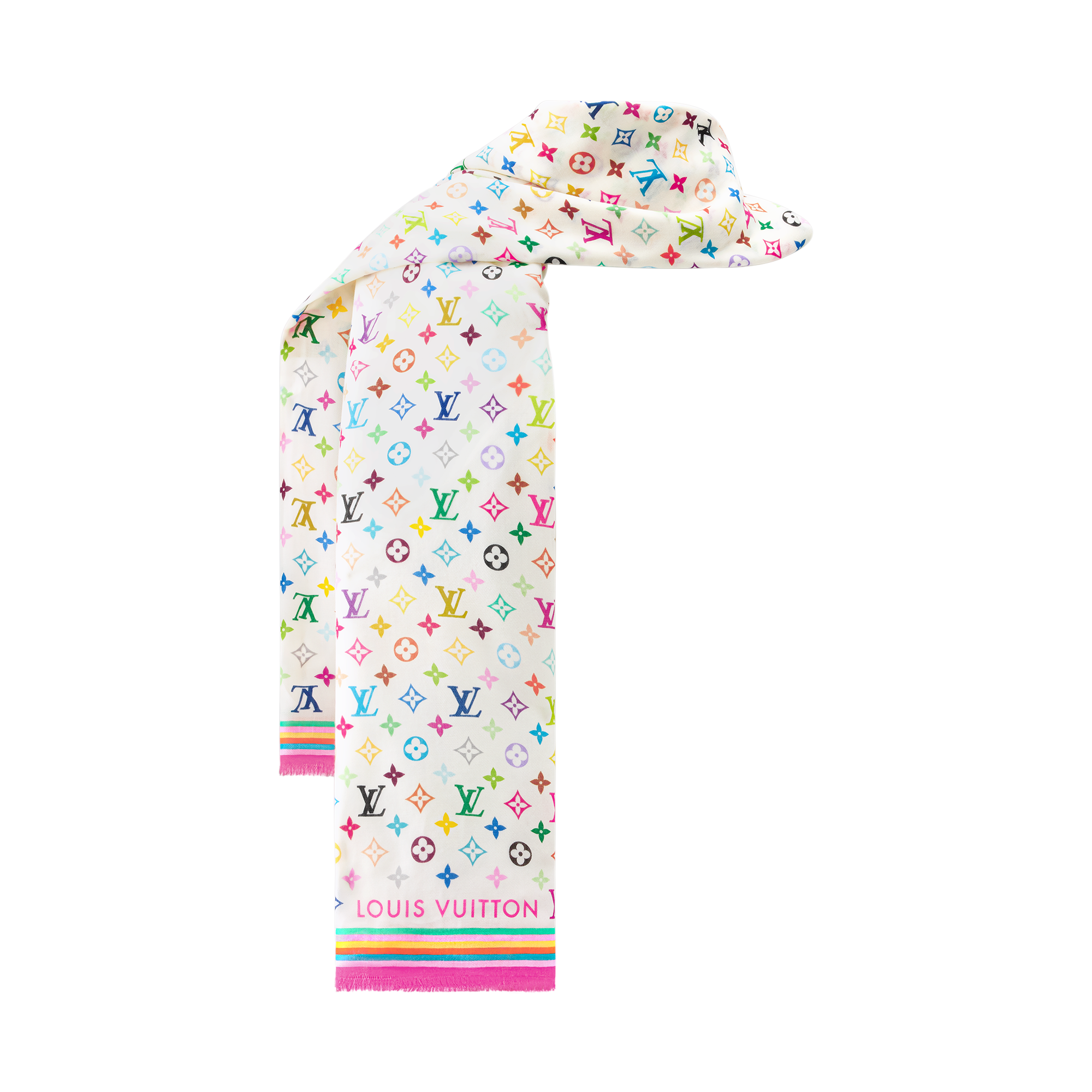 LV x TM Monogram Multicolor Stole S00 - Accessories M98239 | LOUIS